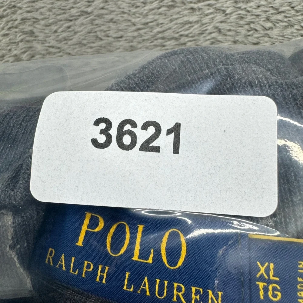 Polo Ralph Lauren Quarter‎ Zip Pullover Mens XL Grey Excellent Cotton Mock Neck